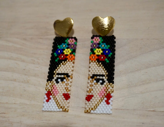 Frida Love Beaded Earrings