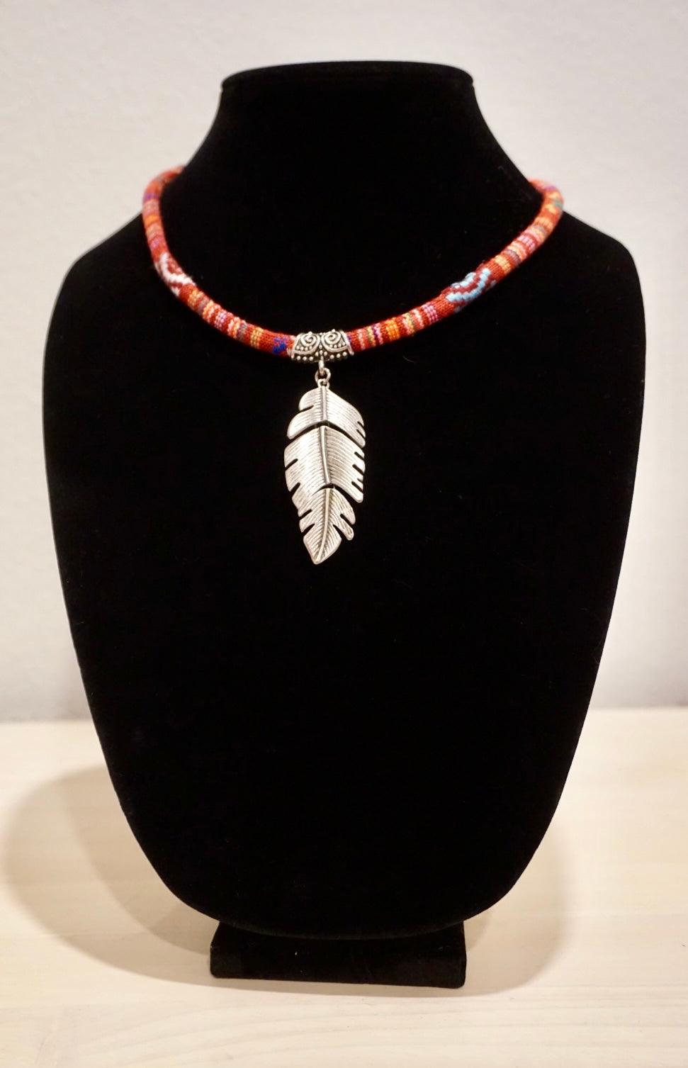 Feather of Freedom Woven Necklace